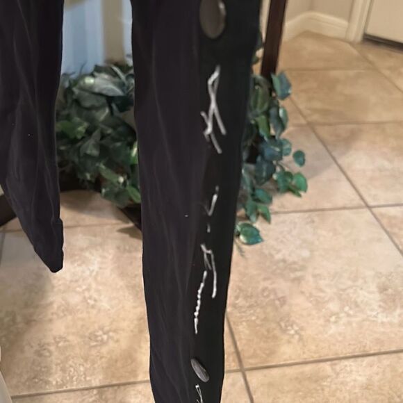 Homme + Femme Unisex M Signature Track Pants Black 100% Cotton Sweatpants New - Picture 11 of 14